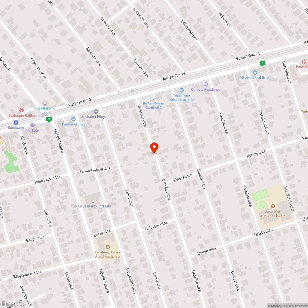 Hiányzó kerékpáros útvonaljelző táblák bejelentés helye