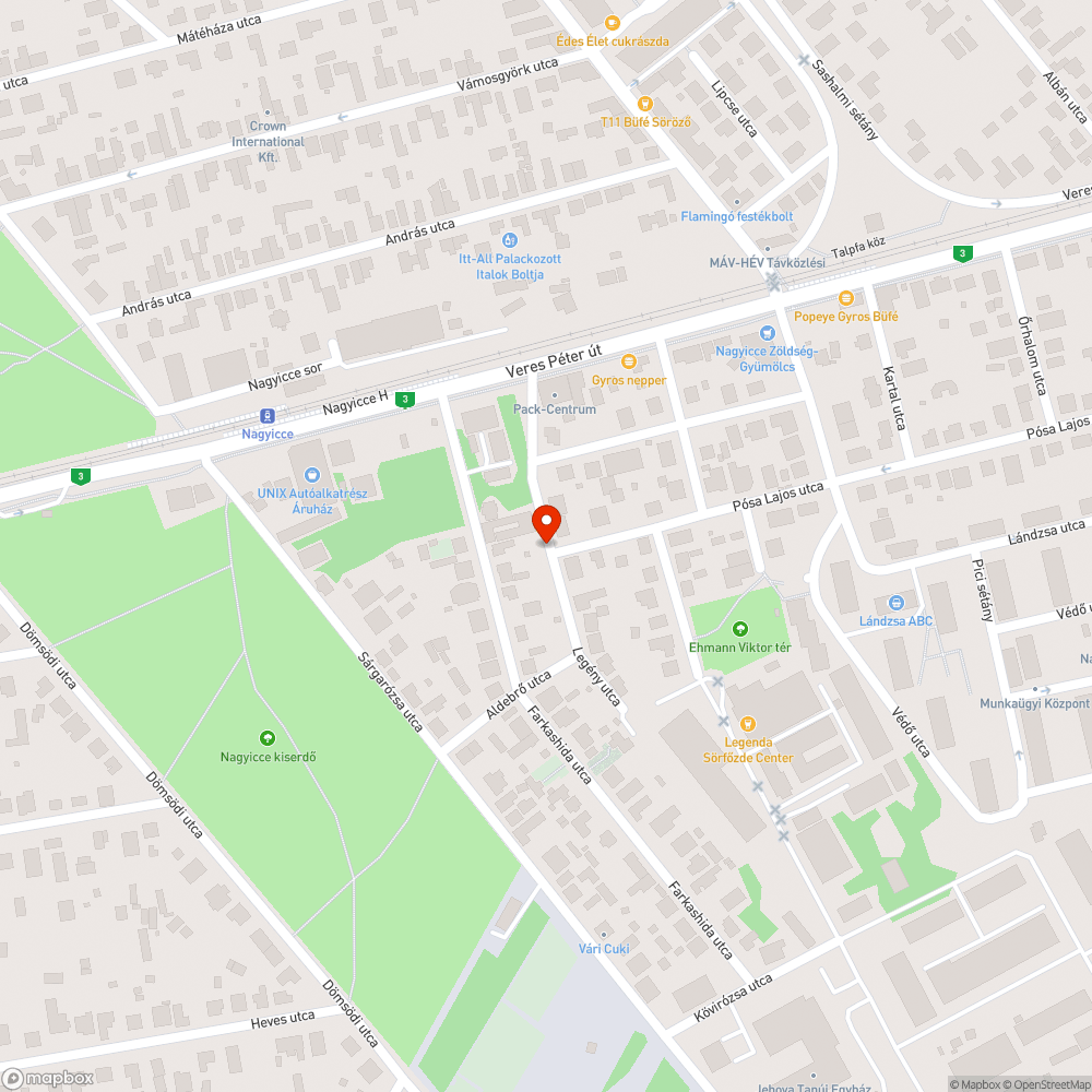 Hiányzó biciklis útbaigazító táblák bejelentés helye