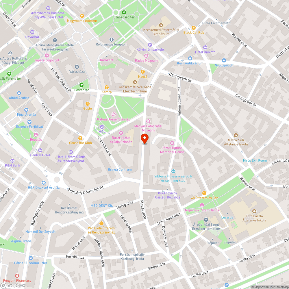 Járda süllyedés bejelentés helye