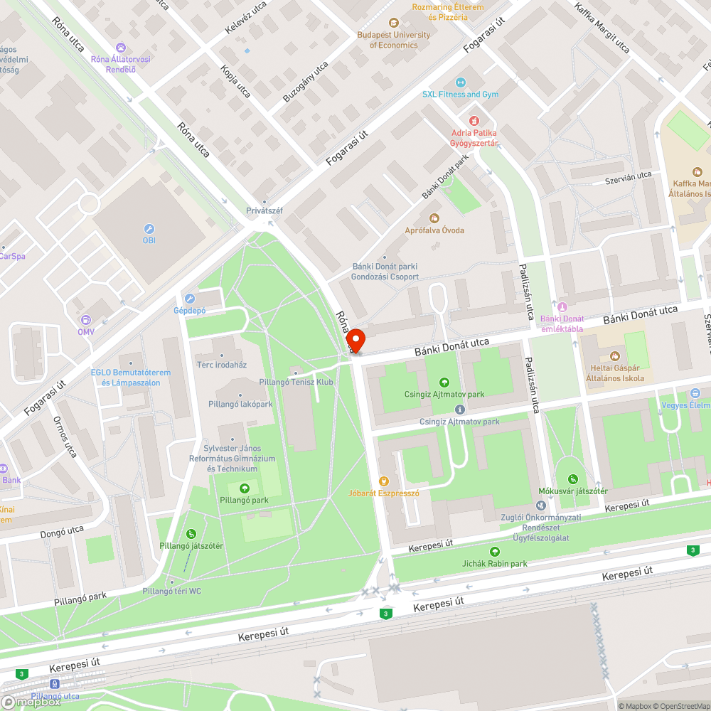 Hiányzó gyalog-kerékpárút tábla bejelentés helye