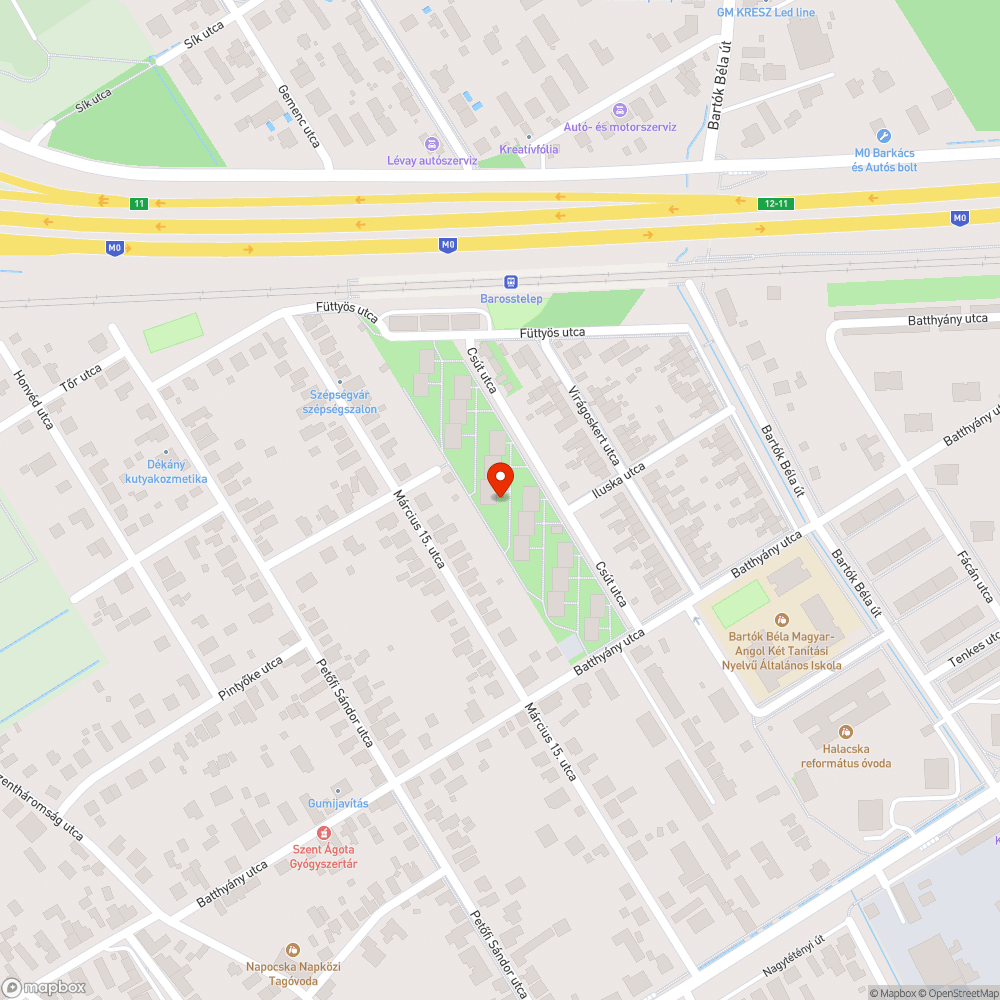 Lógó elektromos vagy távközlési vezeték bejelentés helye