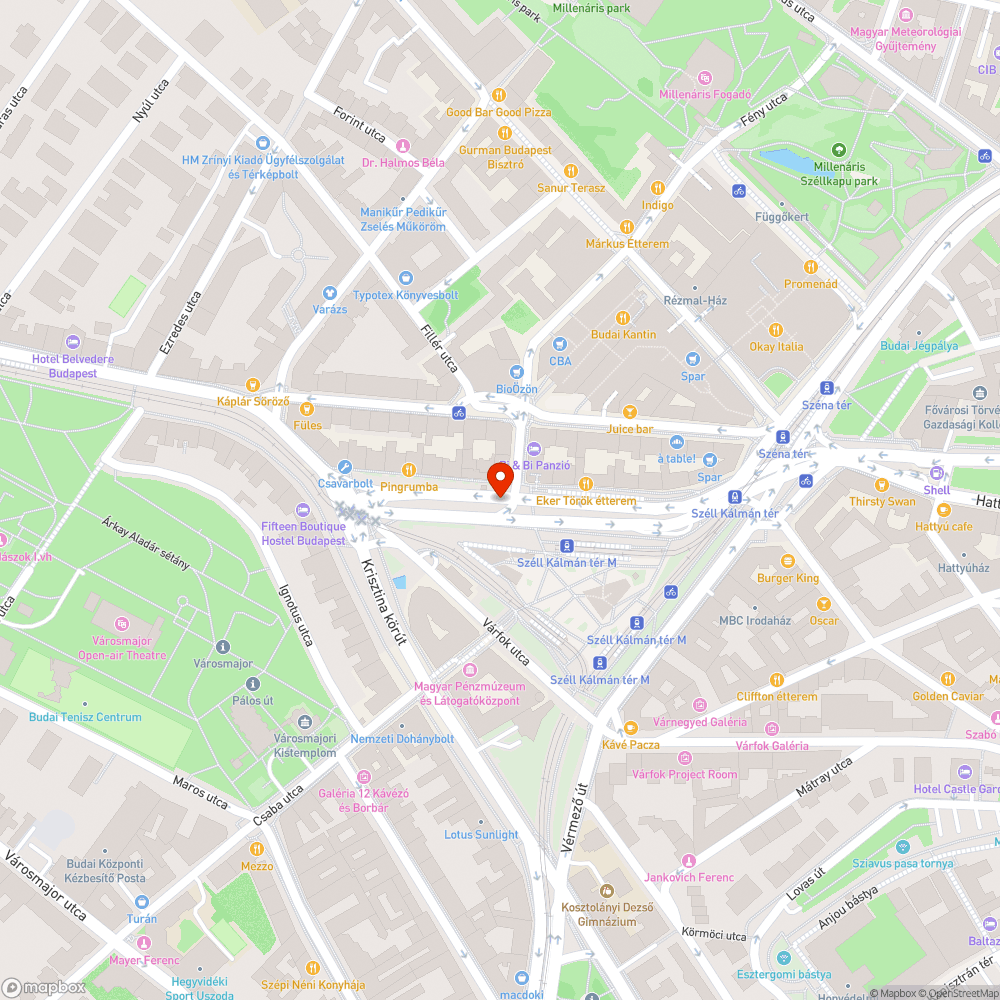 Hiányzó fényterelő bejelentés helye