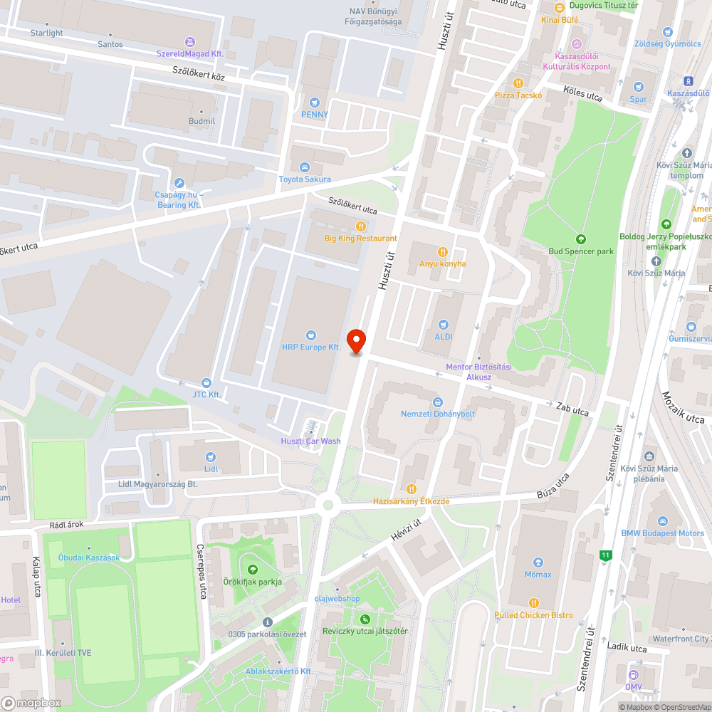 Parkolásgátló karó az árokban bejelentés helye