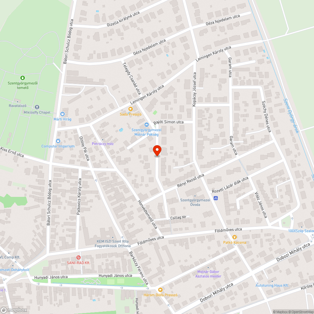 Kitört távközlési oszlop bejelentés helye