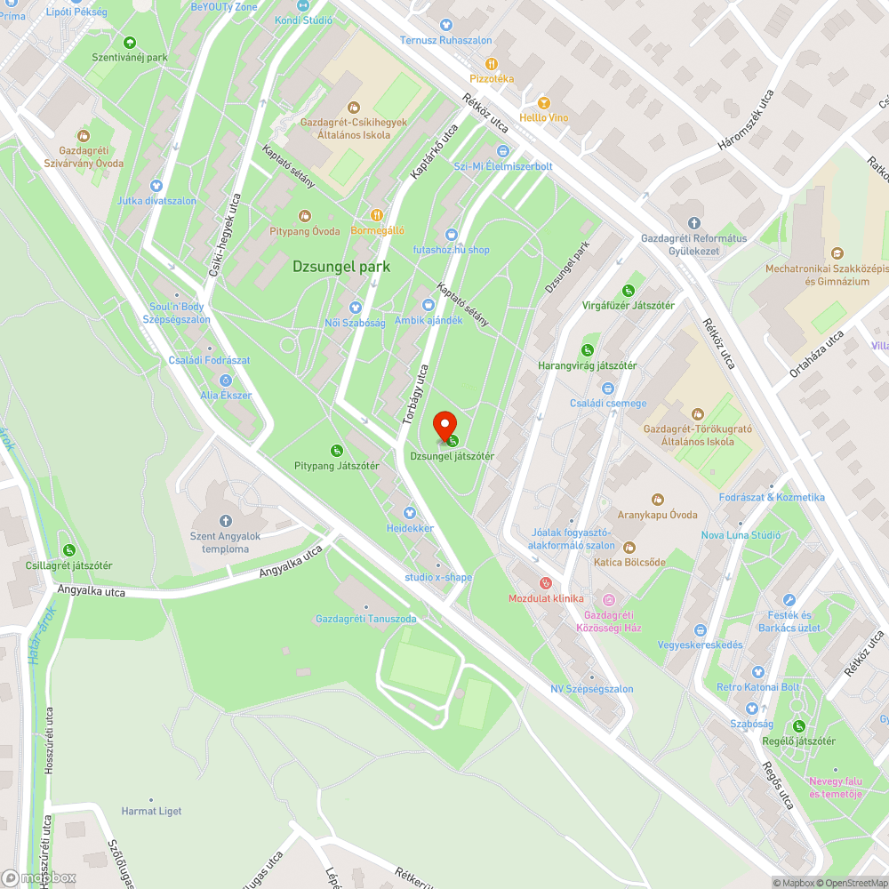 Dzsungel játszótér sérült játék bejelentés helye