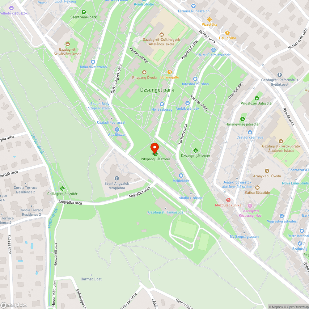 Elzárt ivókút a Pitypang játszótéren bejelentés helye