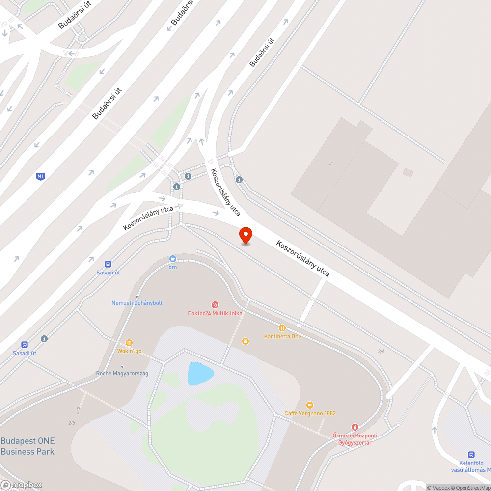 Koszorúslány utca közösségi roller bejelentés helye