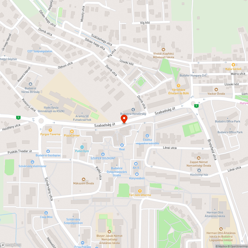 Leesett búra bejelentés helye