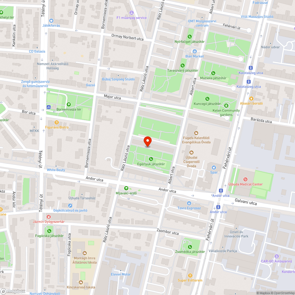 Folyik a víz a játszótéren bejelentés helye