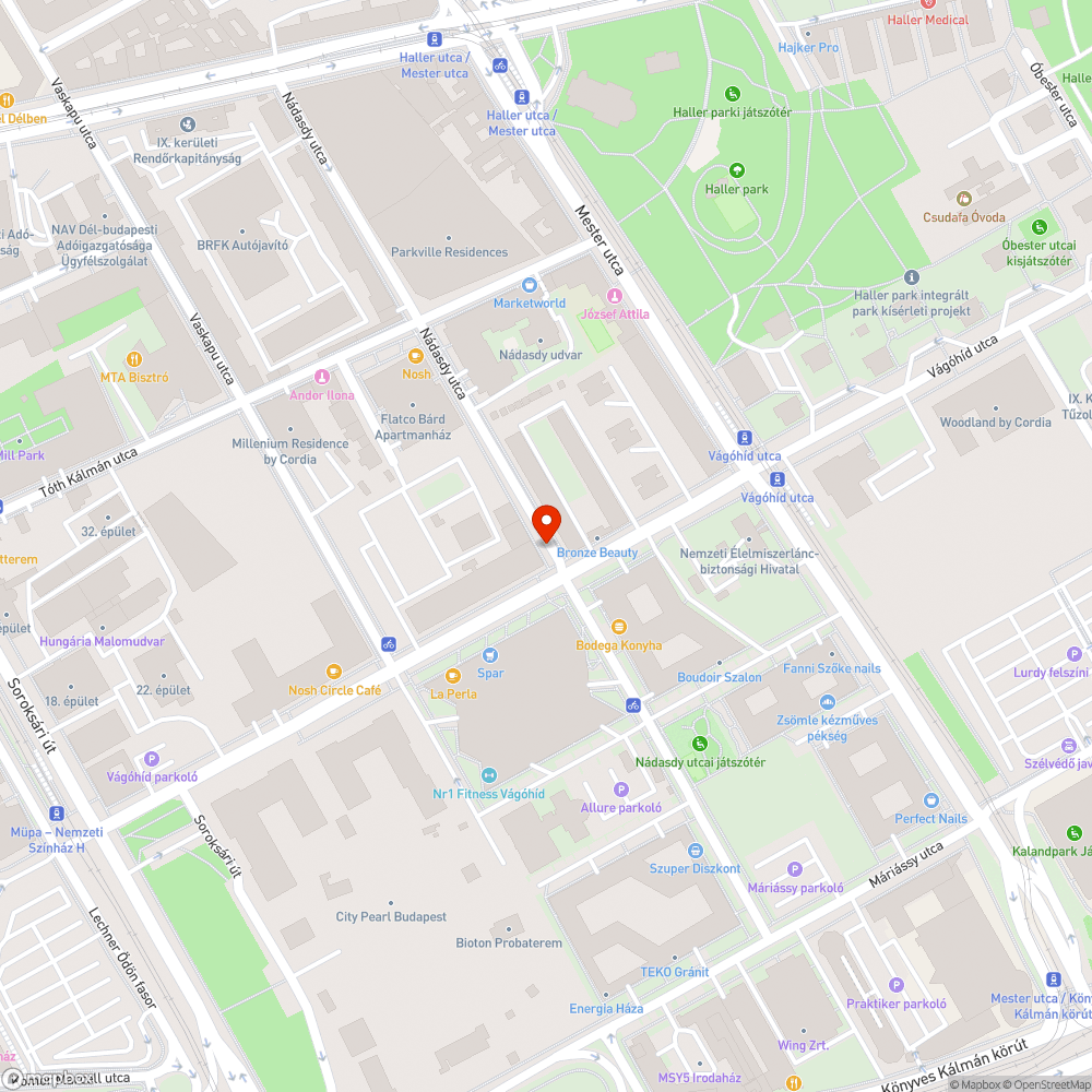 Járdára lógó lombkoronák bejelentés helye