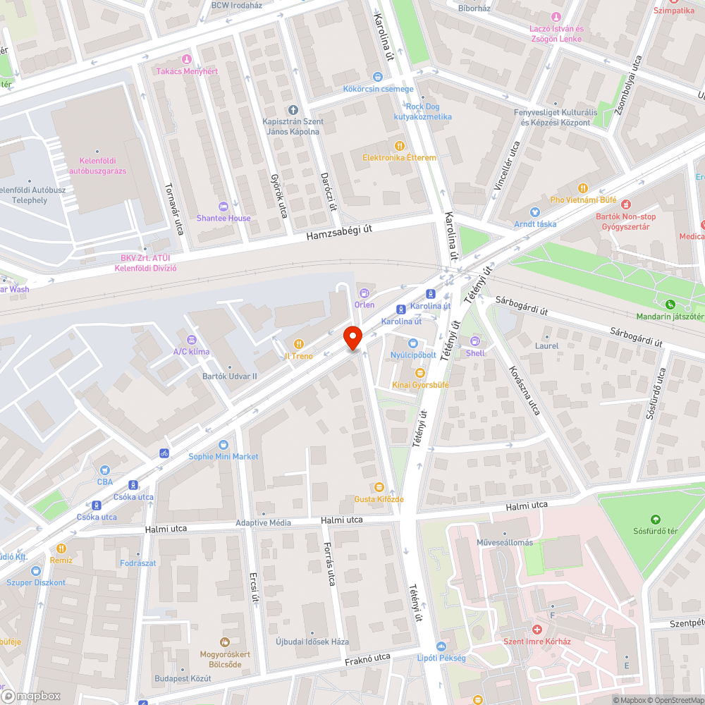 Roncs bejelentés helye