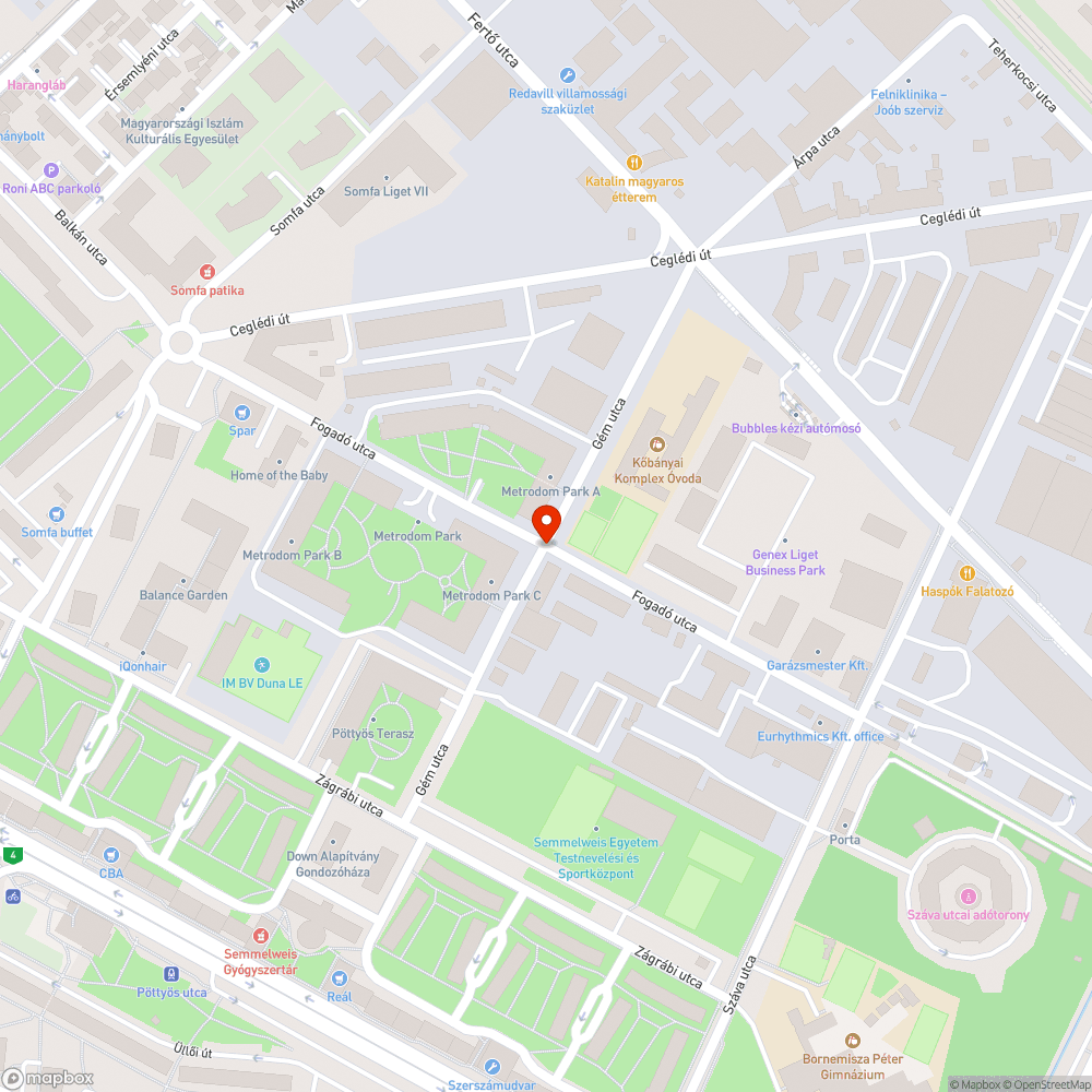 Toklász bejelentés helye