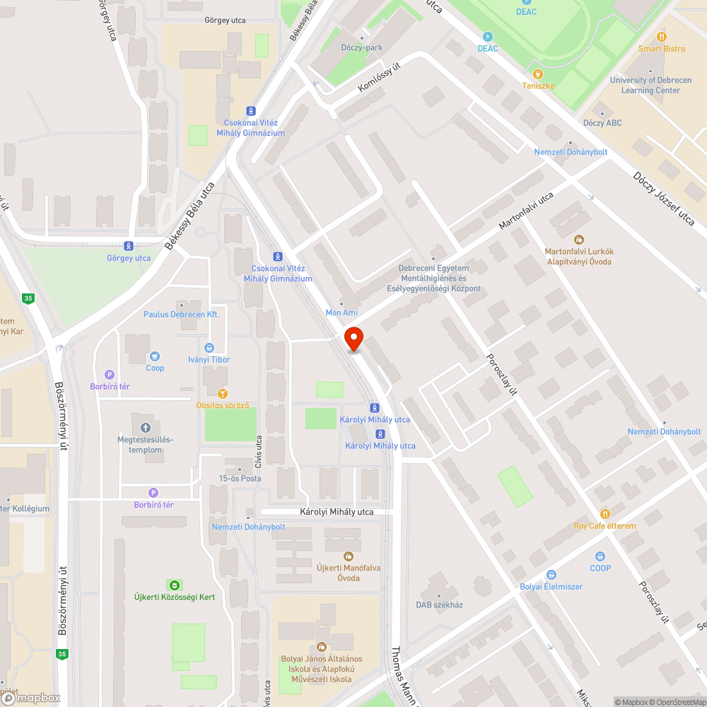 Kiszáradt facsemeték bejelentés helye