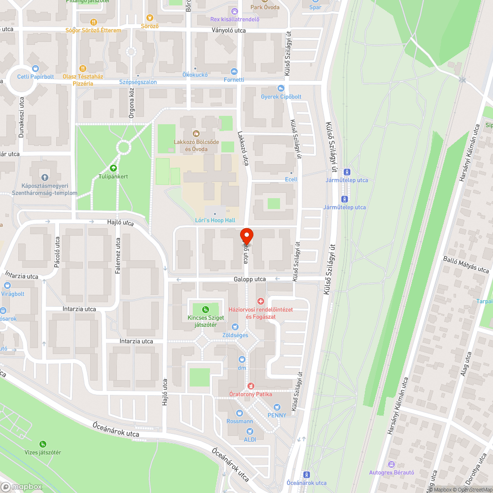 parkolóhelyek kijelölése bejelentés helye