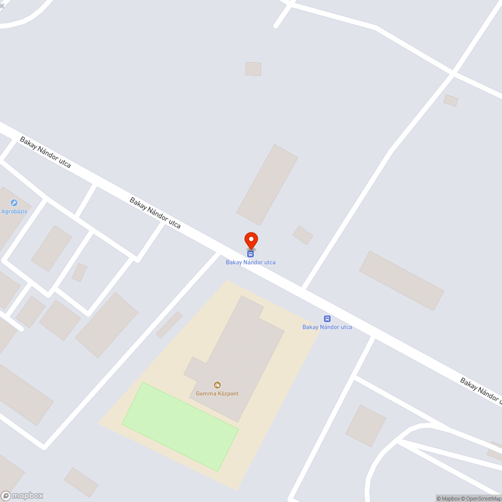 Bakay Nándor utca - megállóhelyek állapota bejelentés helye