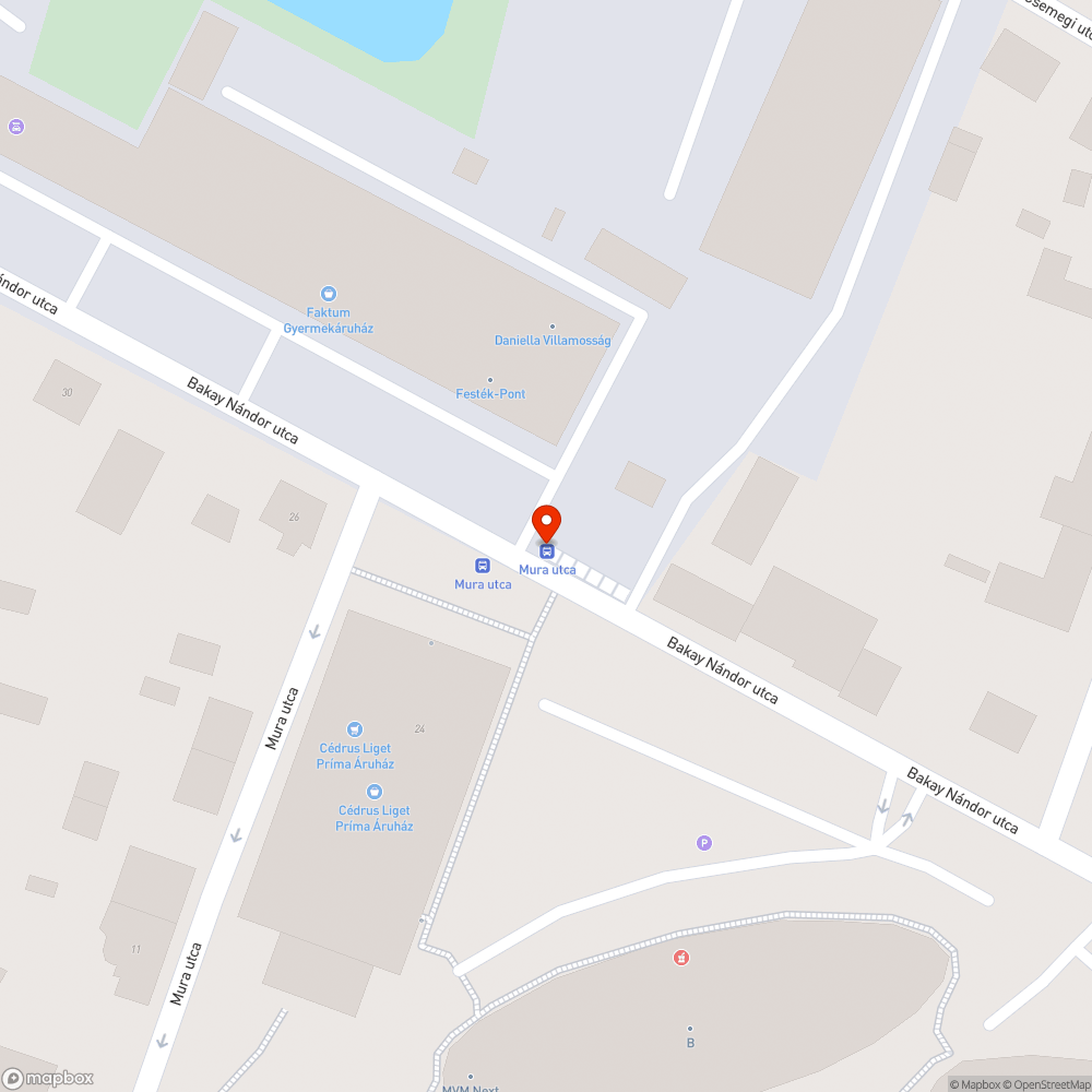 Mura utca - megállóhelyek állapota bejelentés helye