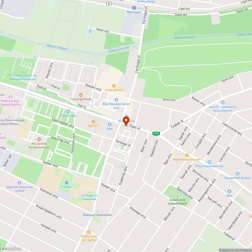 Járdába belógó betonvas bejelentés helye