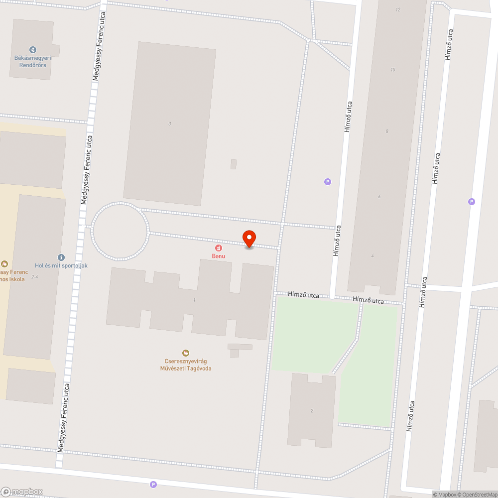 Elfordult padok bejelentés helye