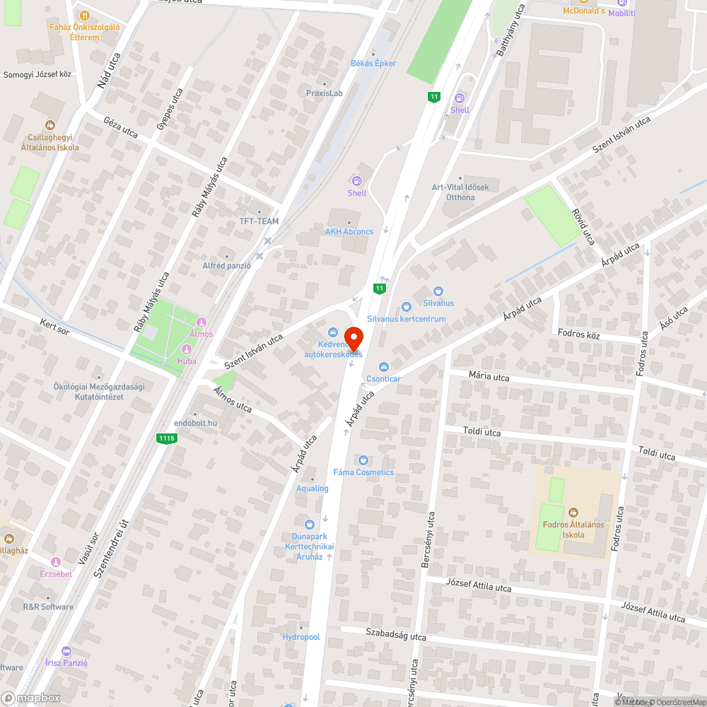 Hiányzó festések bejelentés helye