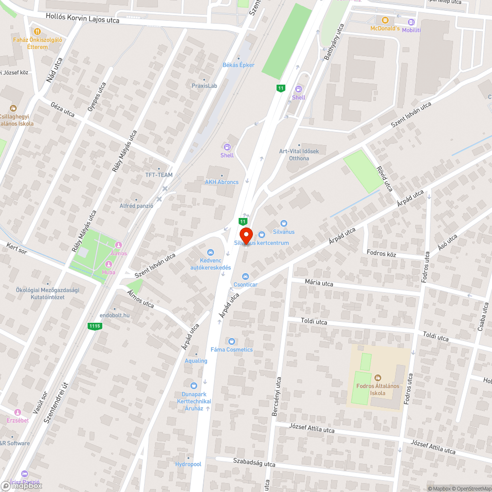 Üzemképtelen jármű bejelentés helye