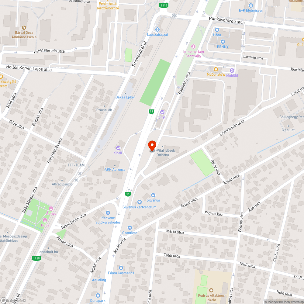 Üzemképtelen jármű bejelentés helye