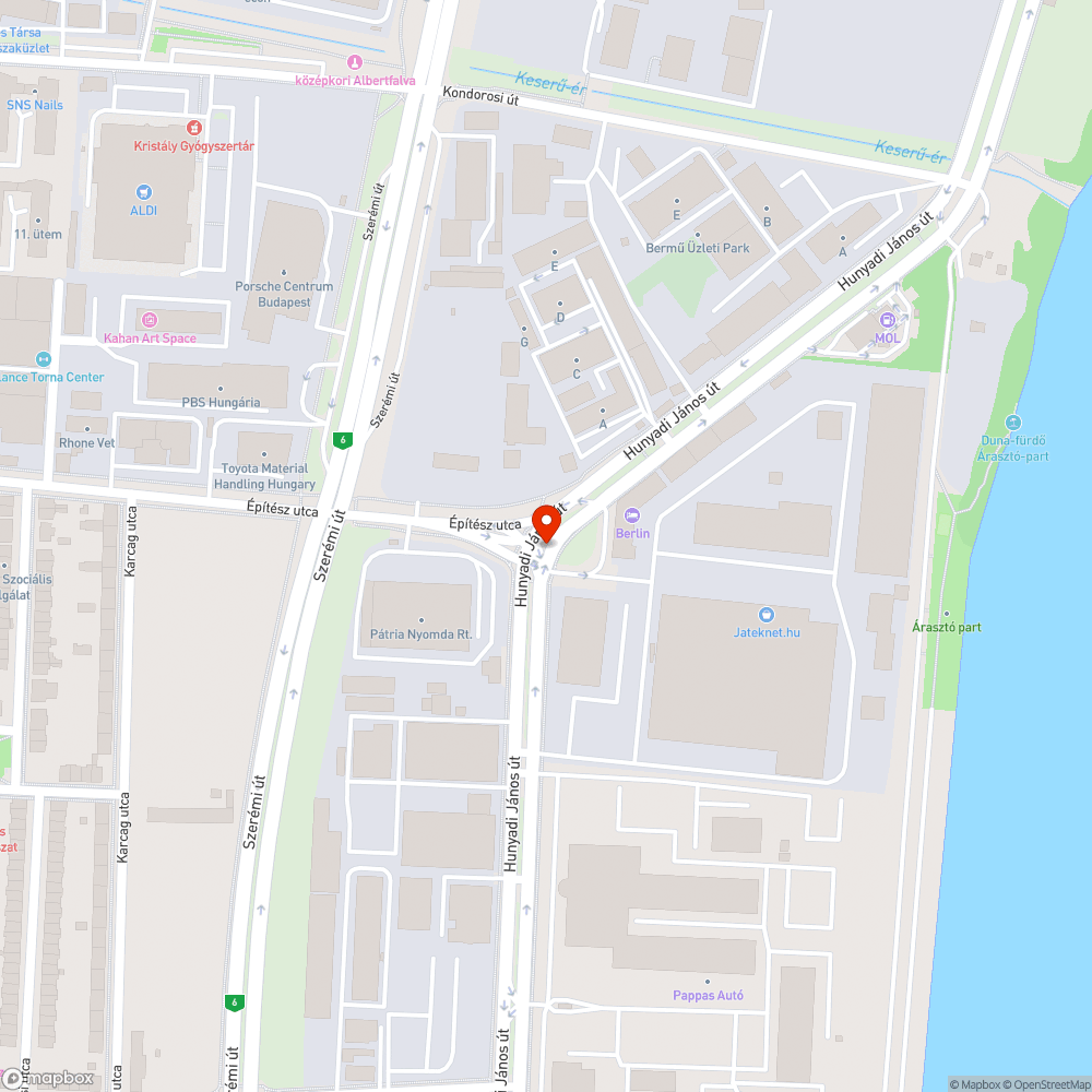 Elhanyagolt zöldterület bejelentés helye