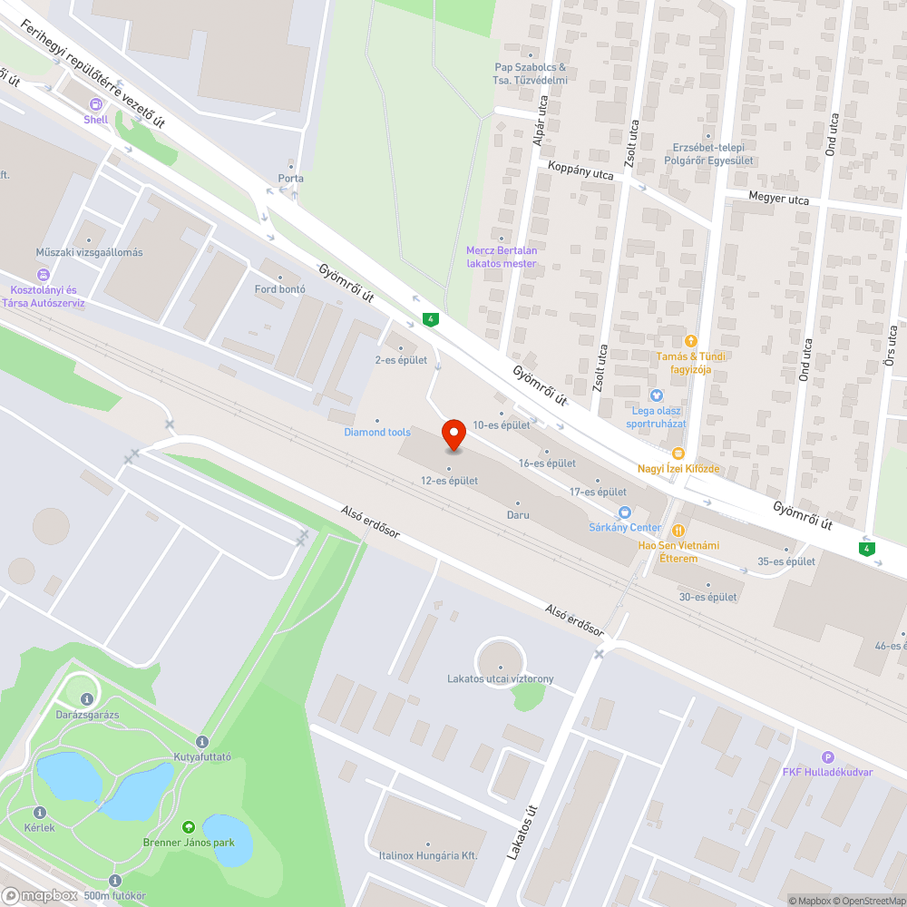 Pestszentlőrinci hőerőmű mögött szemét bejelentés helye