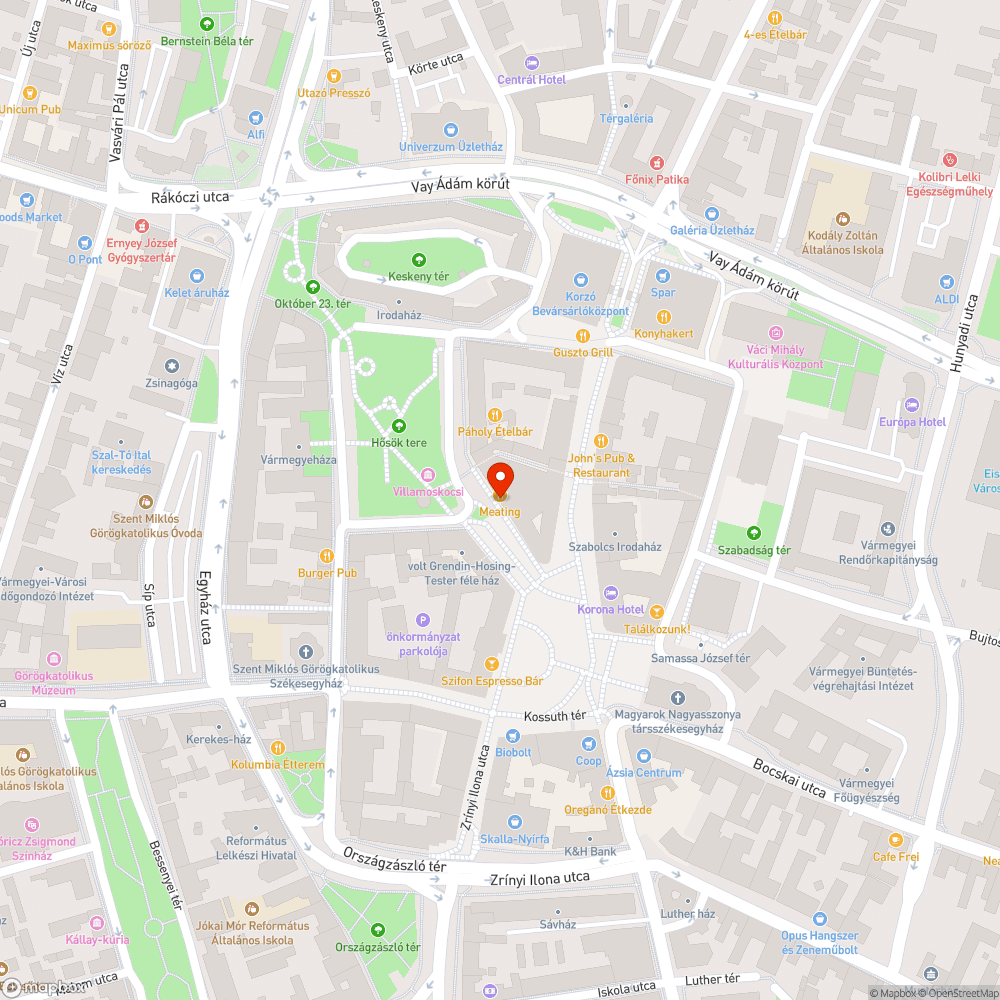 Tiltott helyen parkolás bejelentés helye