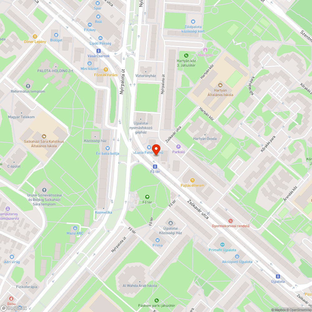 Szemetes megálló bejelentés helye