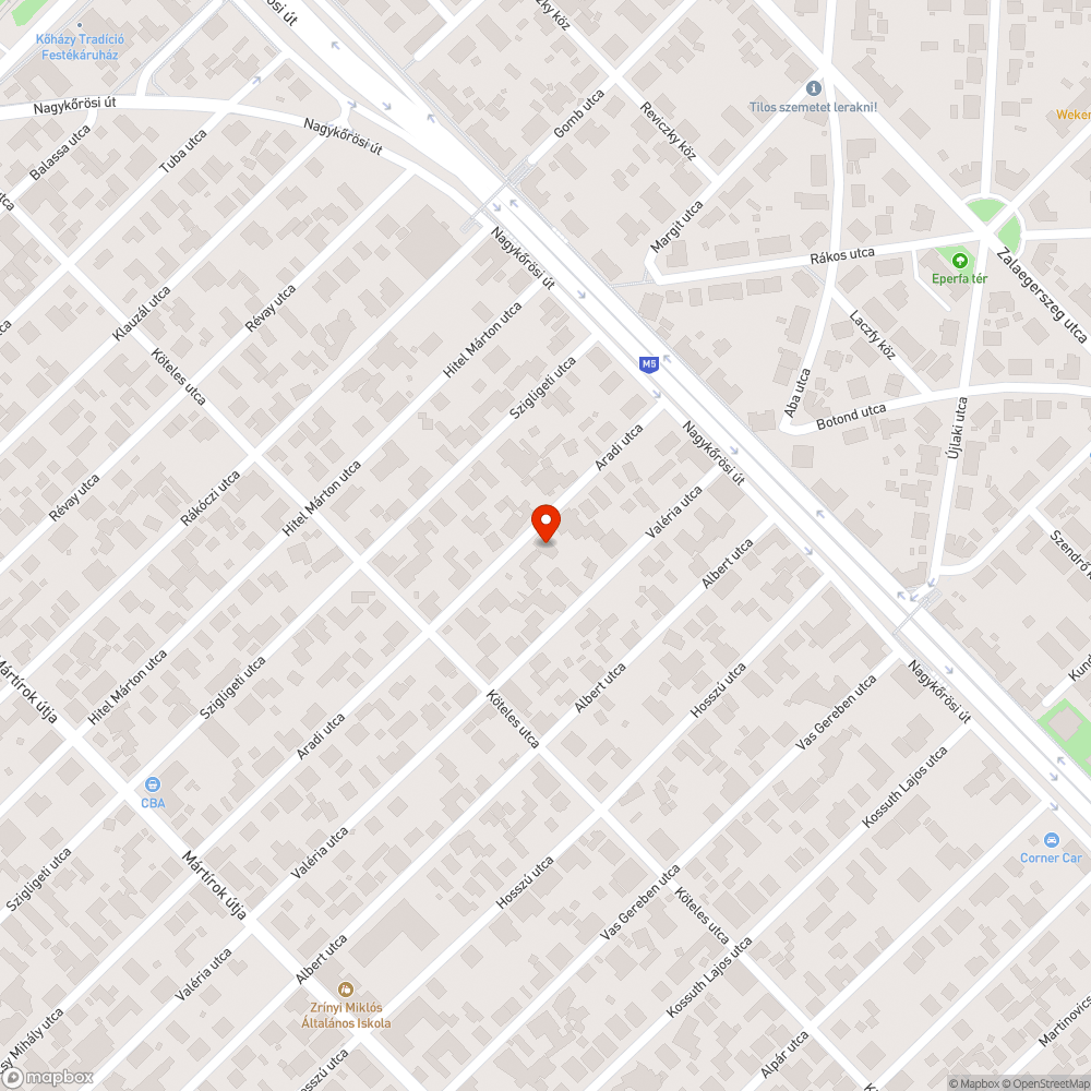 beszakadt úttest bejelentés helye