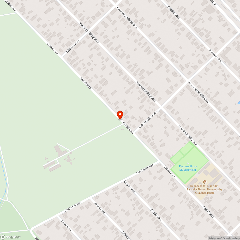 Üres oszlopok bejelentés helye