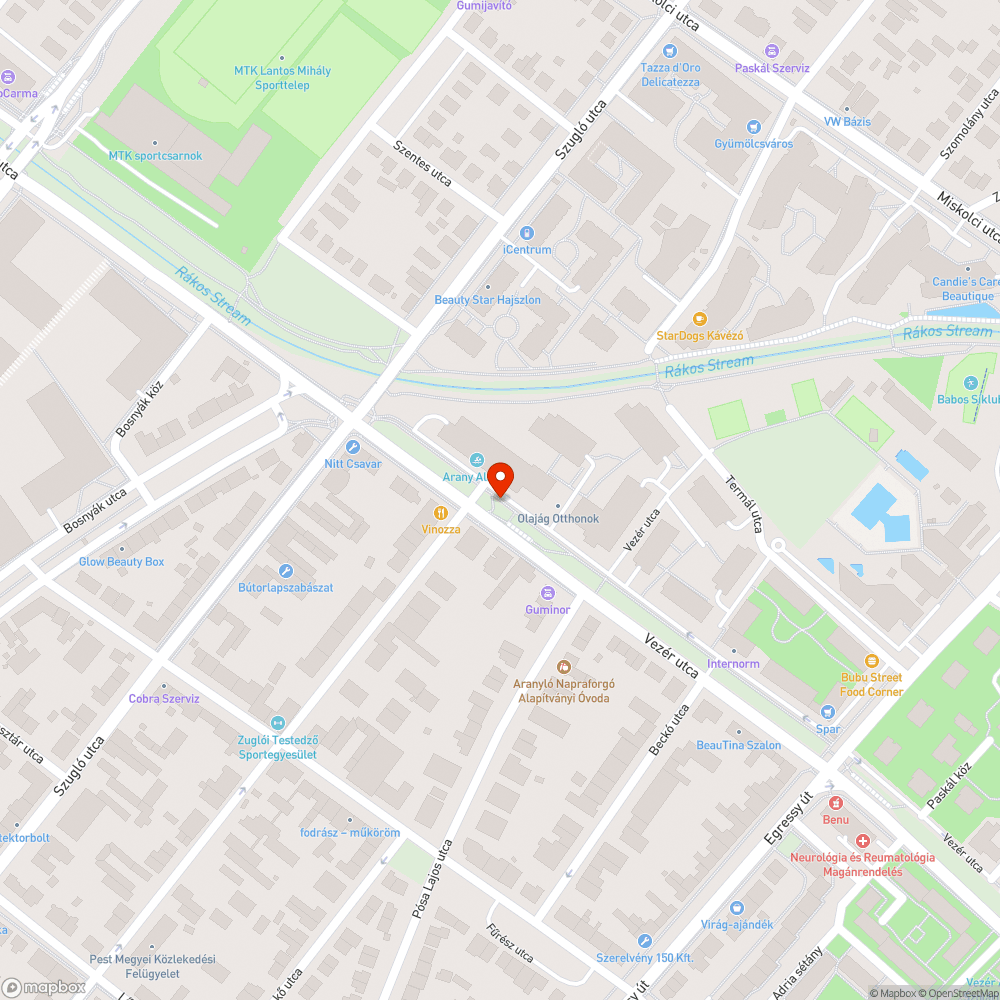 Elhanyagolt park bejelentés helye