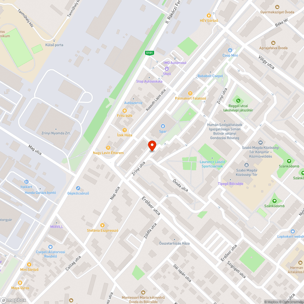 Sérült távközlési doboz bejelentés helye