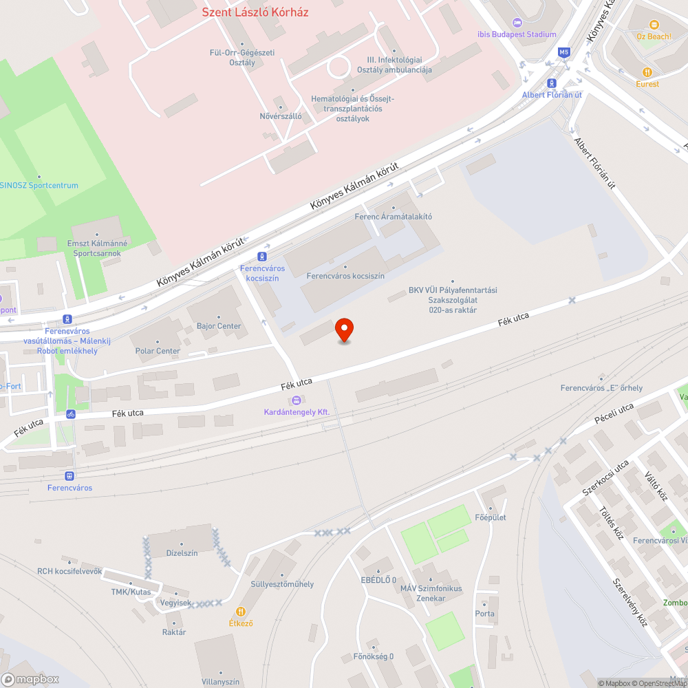 Sok szemét szétszórva a Fék utcában bejelentés helye