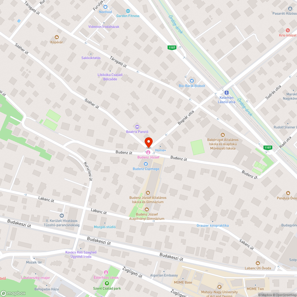 Kátyú a Bognár Széher kereszteződés közepén bejelentés helye