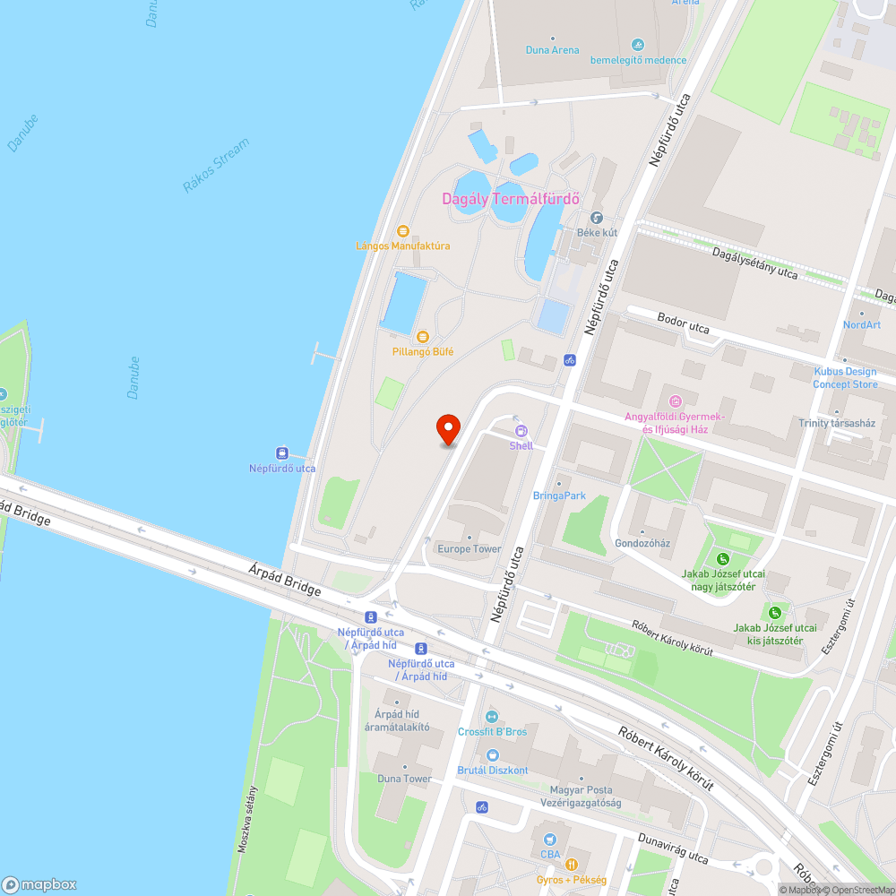 Gaz bejelentés helye