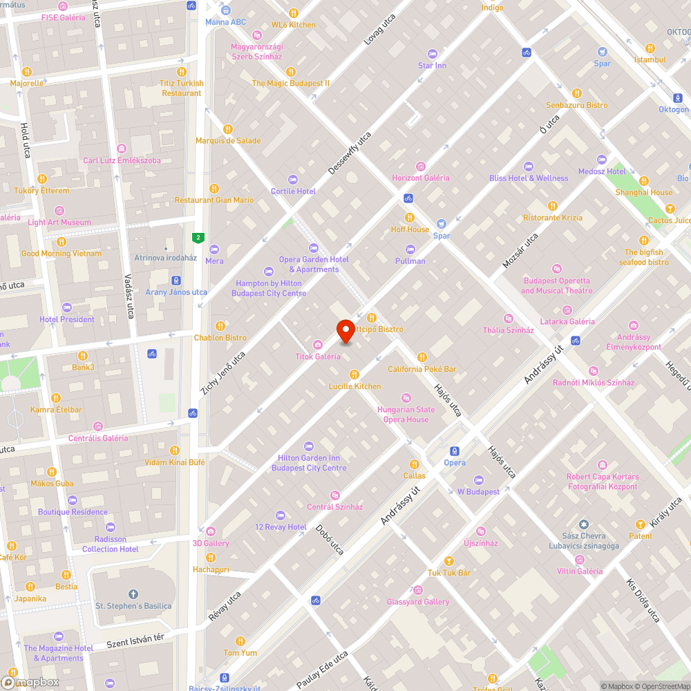 Ó utca graffiti bejelentés helye