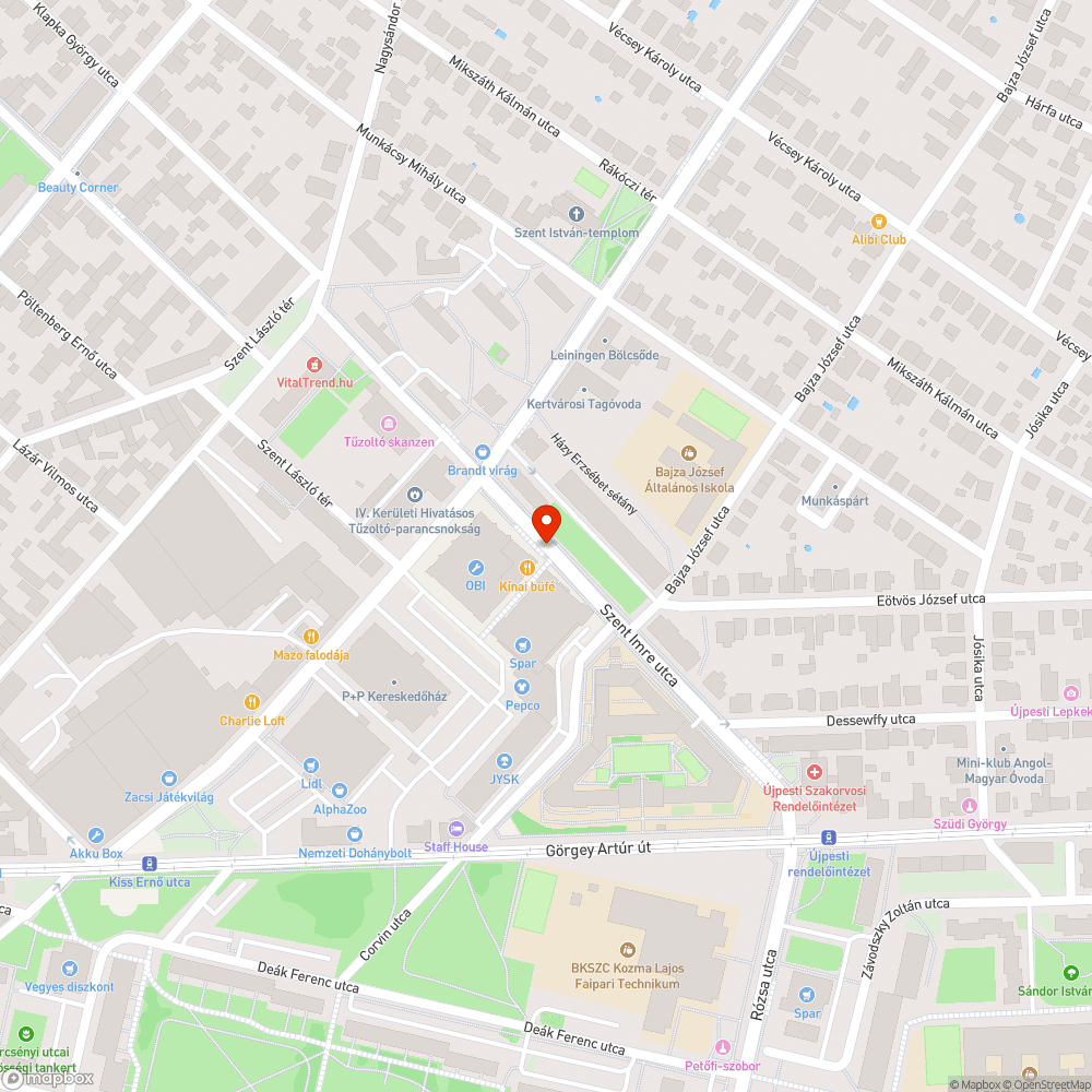 Hatalmas sár és tócsa bejelentés helye