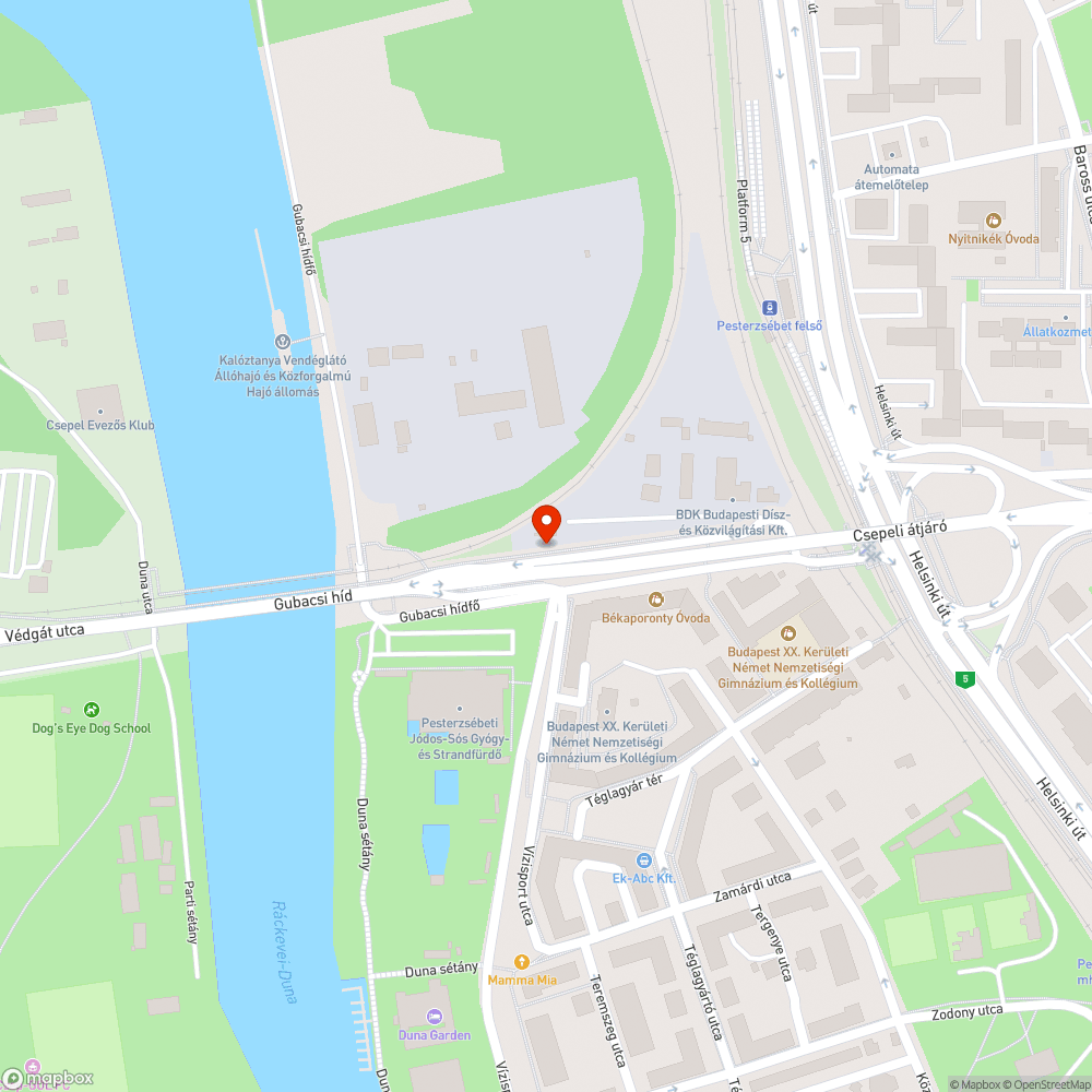 Szemeteszsákok Gubacsi átjáró bejelentés helye