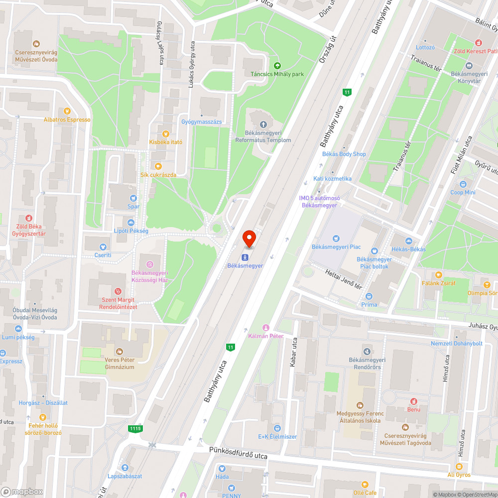 Galambürülék bejelentés helye