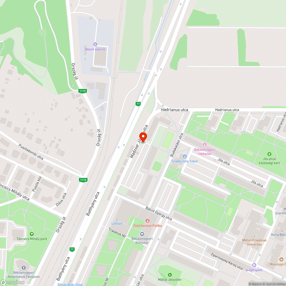 Letakart mozdulatlan autó bejelentés helye