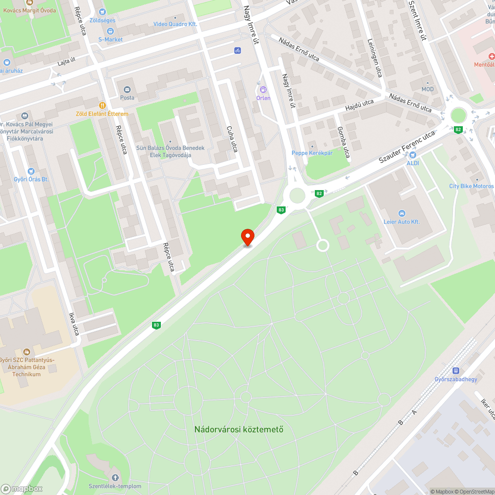 Nagy kátyú bejelentés helye