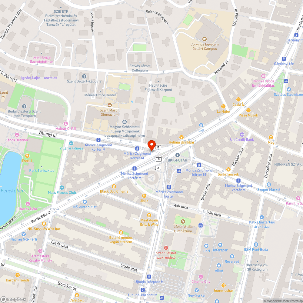 Sérült fényterelő bejelentés helye