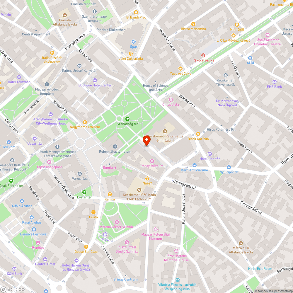 Üres oszlop bejelentés helye