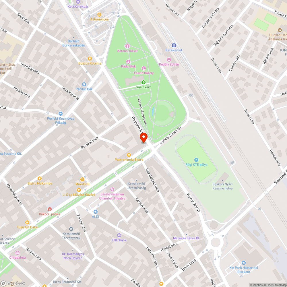 Botlásveszély bejelentés helye