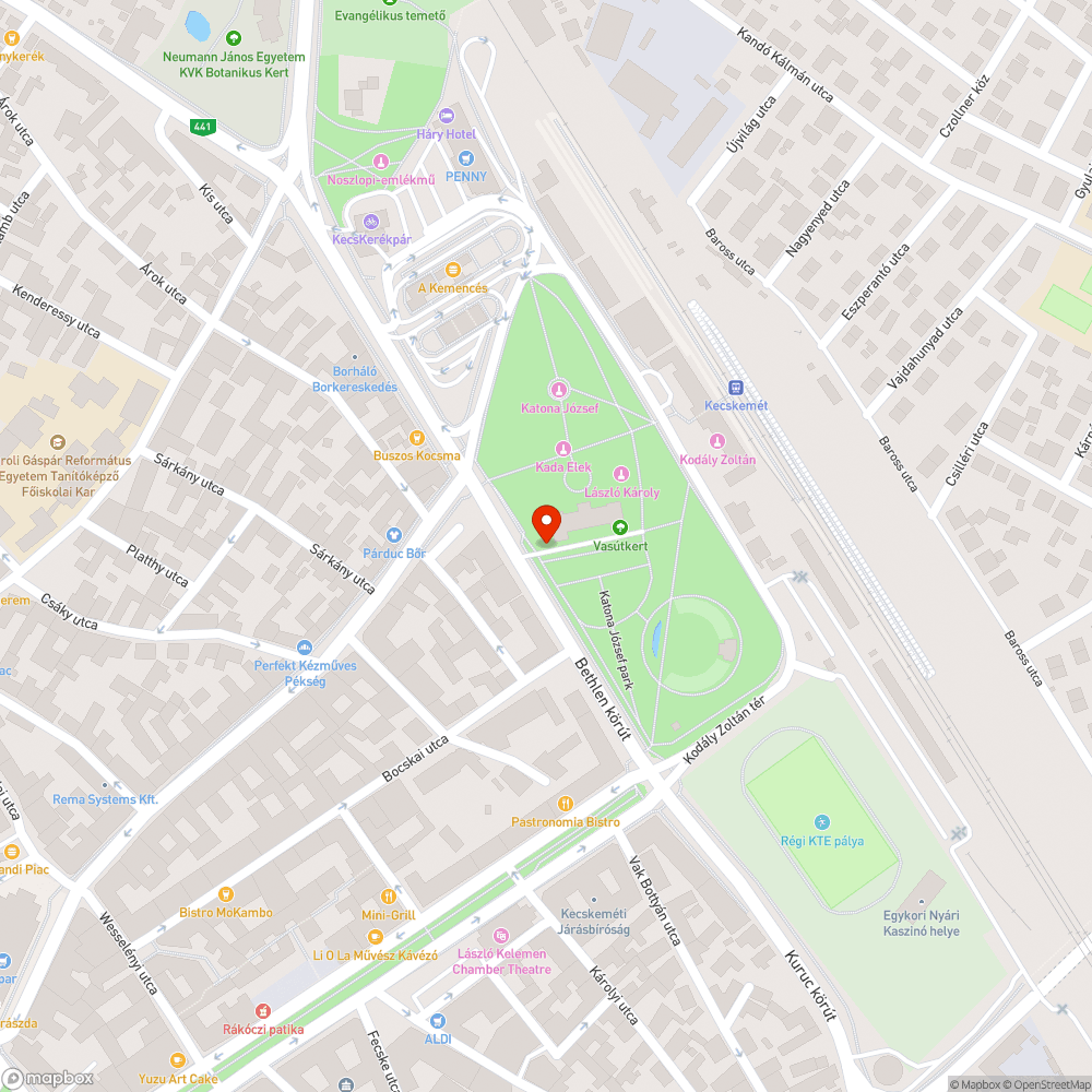 Sérült lámpák bejelentés helye