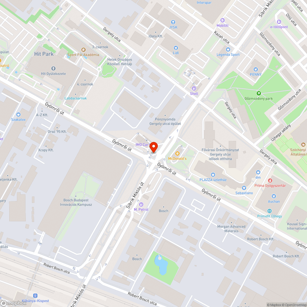 Közlekedési lámpa elfordulva bejelentés helye