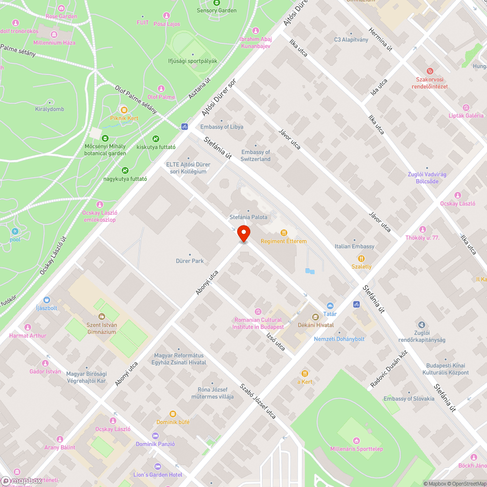 Letört faág bejelentés helye