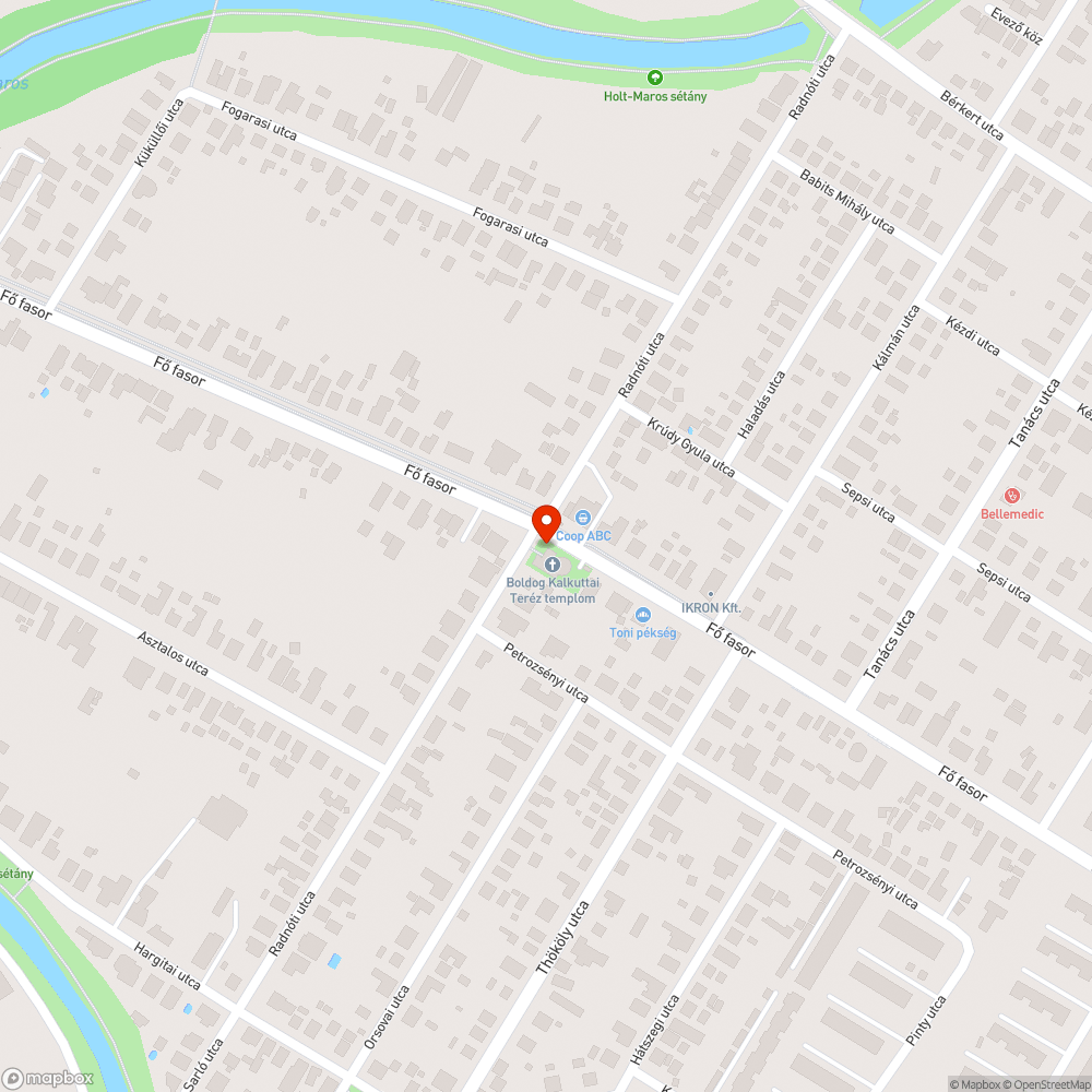 Gyalogátkelőhöz vezető út eltorlaszolása bejelentés helye