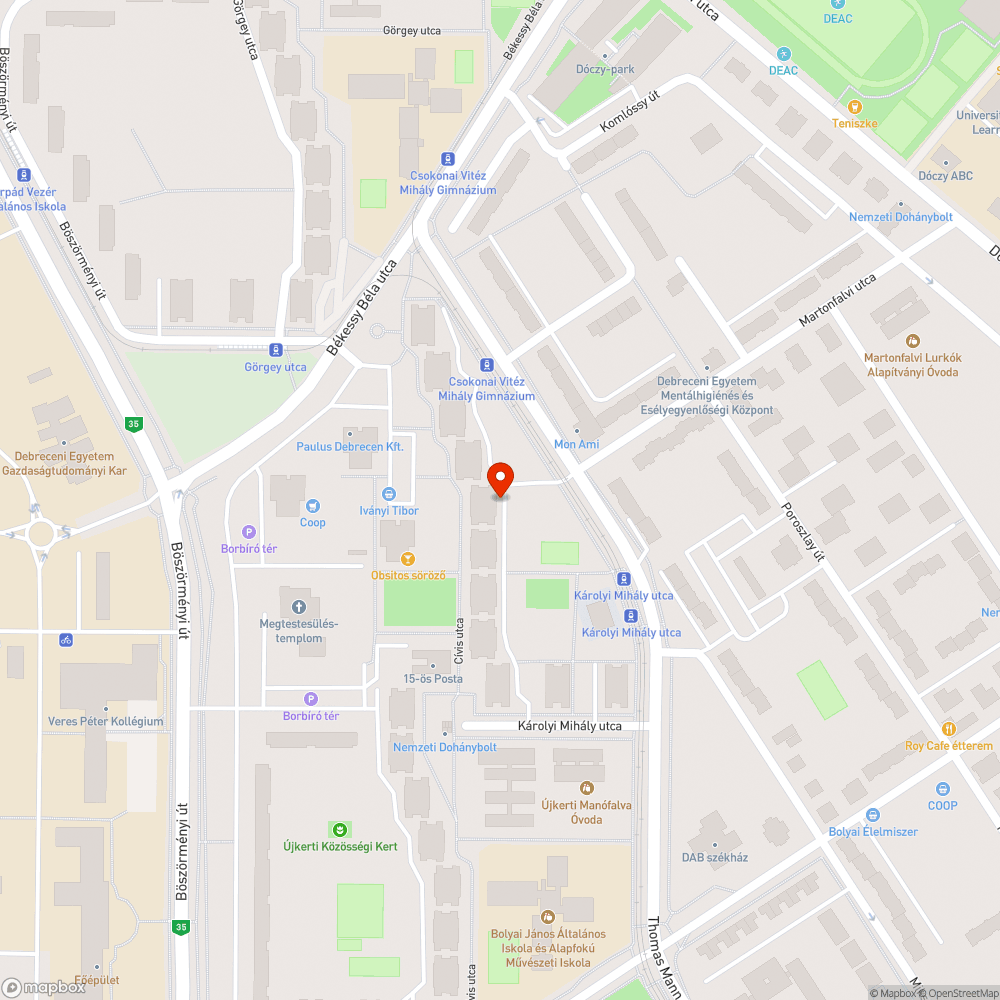 Eldugult csapadékvíznyelő műtárgy bejelentés helye